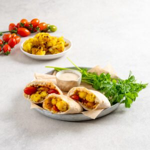 מיני פיתה כרובית (טבעוני)