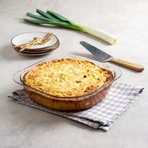 פשטידת כרישה ובצל