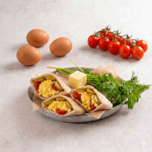 מיני פיתה מקושקשת